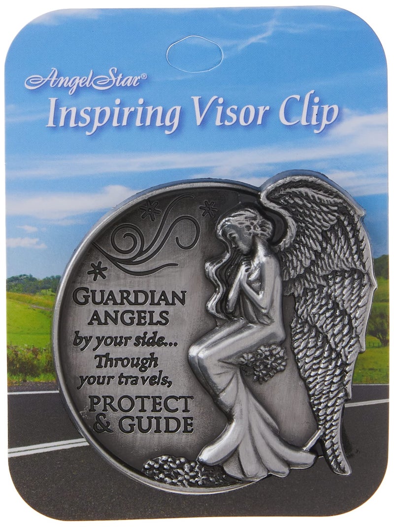 أنجل ستار Angelstar 15690 Stars Guardian Angel Visor Clip لهجة 2-1/2 بوصة رمادي - Image 5